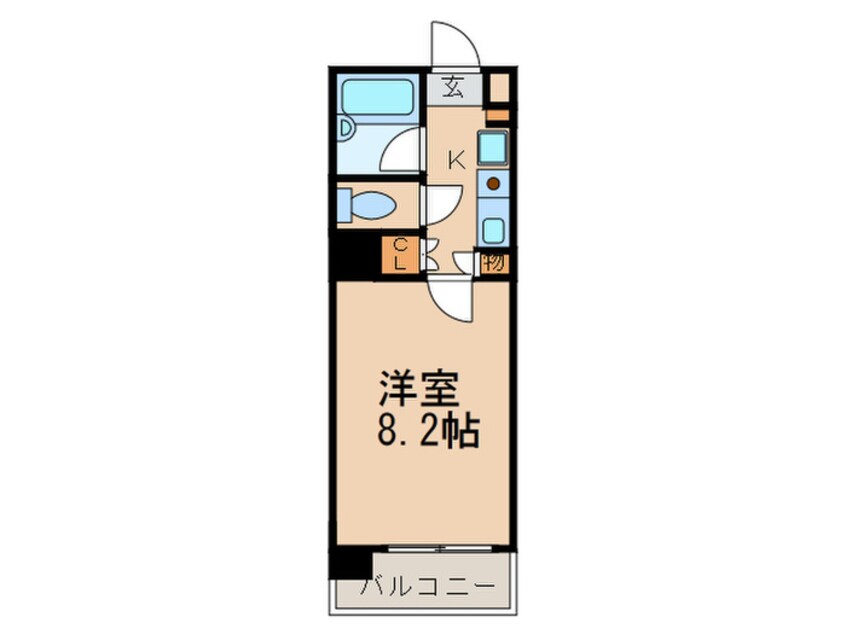 間取図 ラフィ－ネ博多