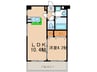 サヴォイ　グランデス(804) 1LDKの間取り