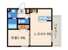フェリス横浜 1LDKの間取り