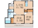 フォーリア・オット小正の間取図