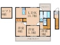 フォーリア・オット小正の間取図