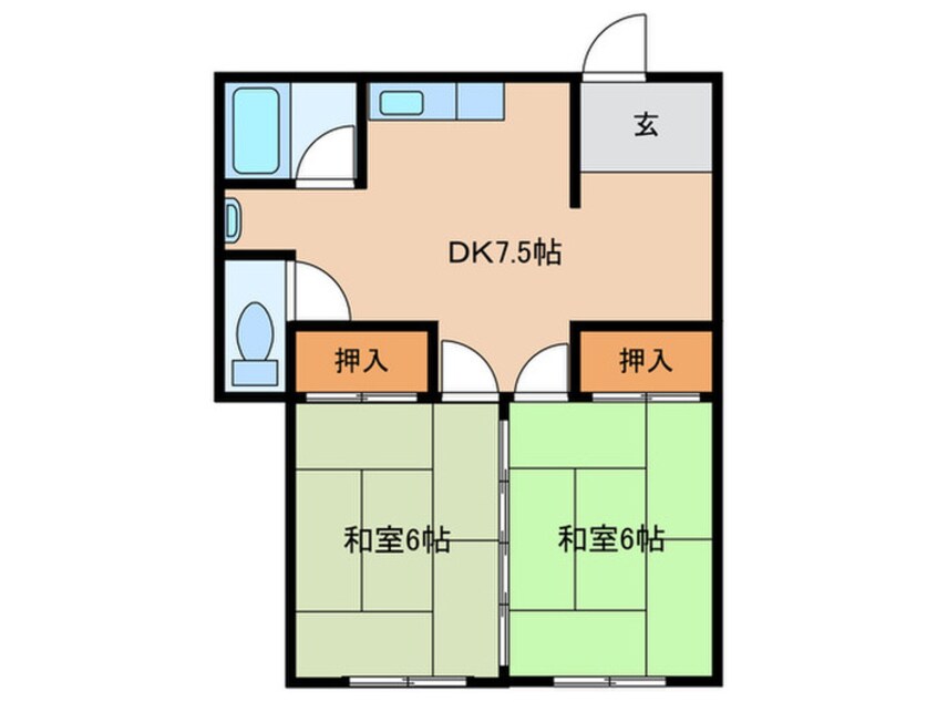 間取図 メゾン丸町