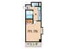 藤本ビルＮｏ２１ 1Kの間取り
