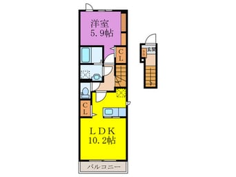 間取図 グランドソレイユ