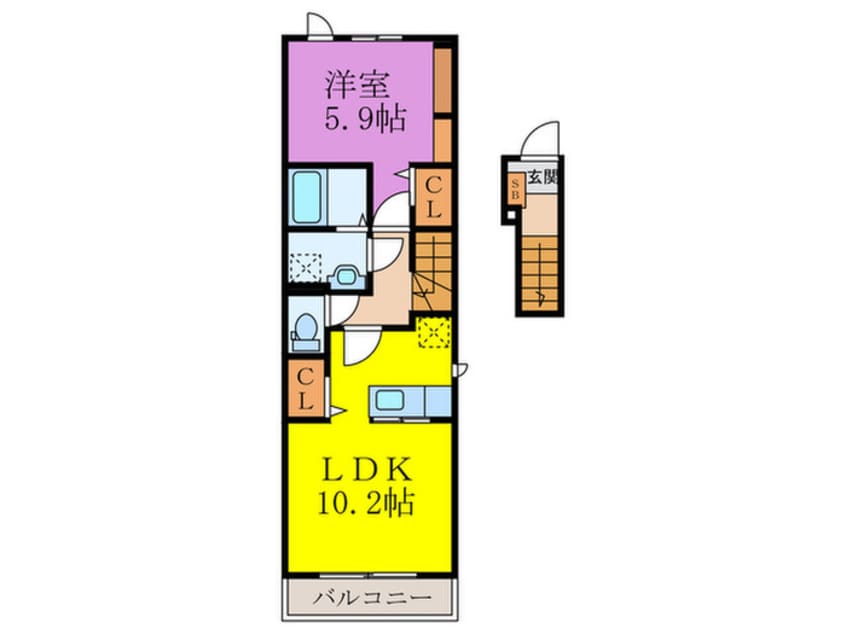 間取図 グランドソレイユ