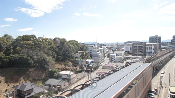 室内からの展望 エムビルデベロップコアⅤ