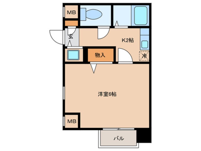 間取図 キャピトル西公園