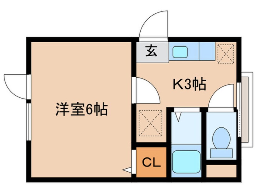 間取図 キャピトル西公園