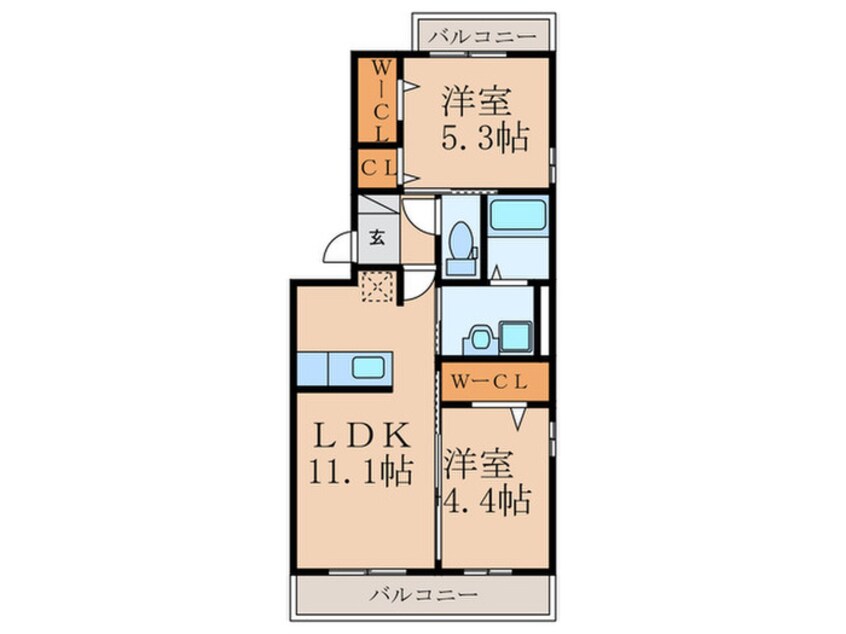 間取図 レガート