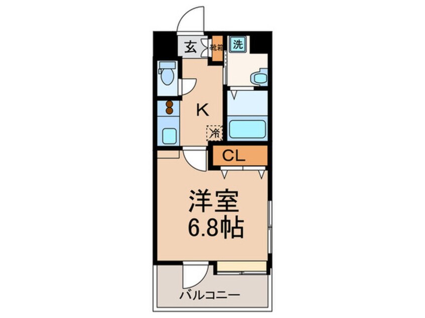 間取図 エンクレスト中呉服(817)
