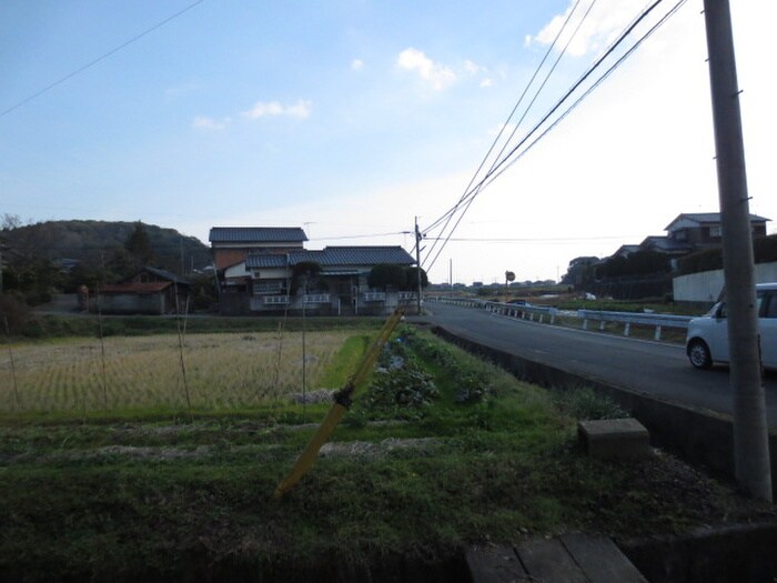 室内からの展望 石原アパ－ト