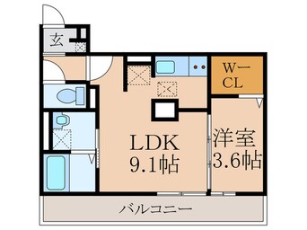 間取図 Ariga10　D棟