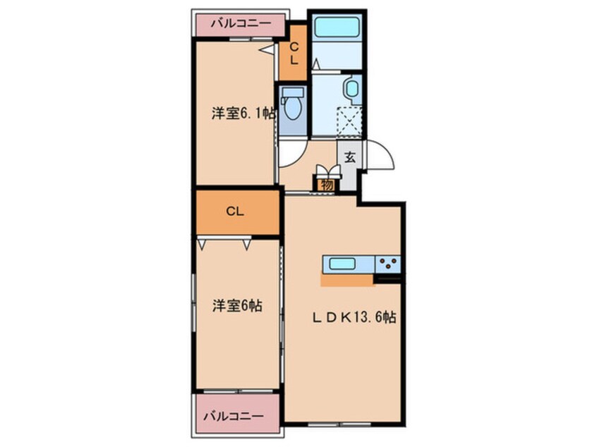 間取図 エタ二ティ・参番館