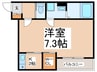 ＢＲＡＶＥ　ＢＡＳＥ針摺南 1Kの間取り