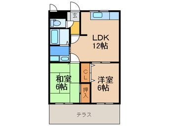 間取図 ﾌｫﾚｽﾄｰｸｲｰｽﾄ