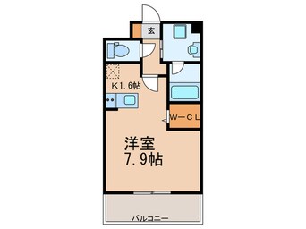 間取図 ｴﾝｸﾚｽﾄ博多PREMIER（922）