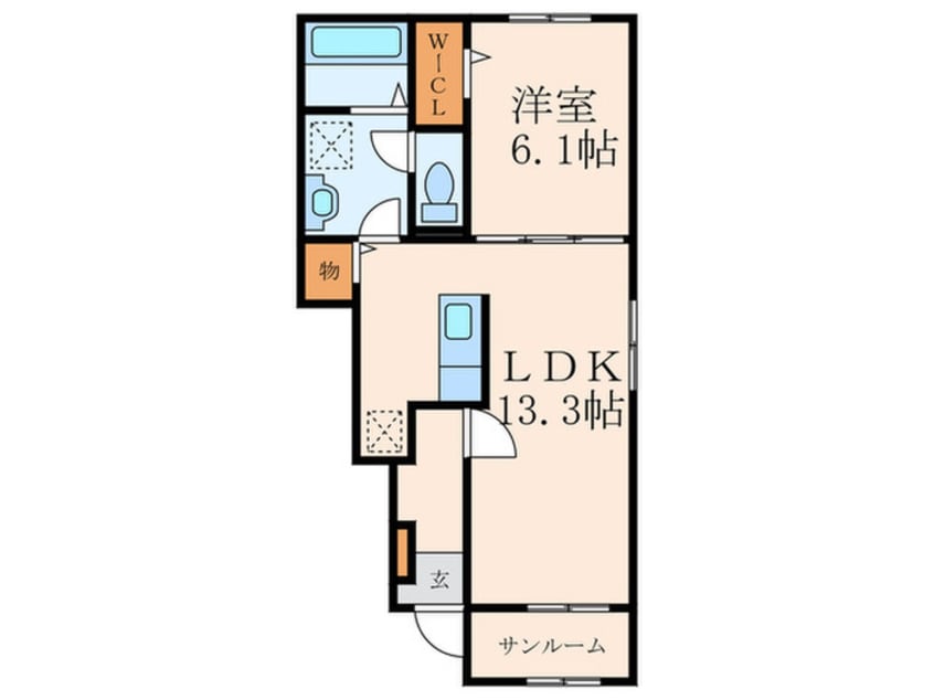 間取図 ブリーズアークＢ
