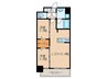 MODERN PALAZZO 大名 2LDKの間取り