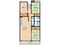 大英清見マンションの間取図