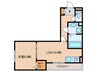 D-ROOM飯倉二丁目 1LDKの間取り