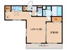 D-ROOM飯倉二丁目 1LDKの間取り