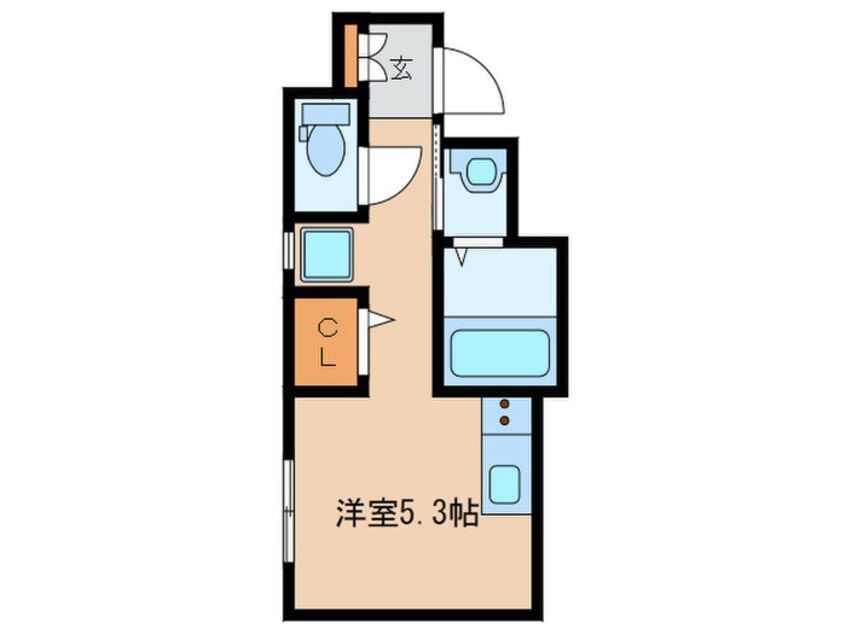 間取図 プチ・パール吉塚駅前