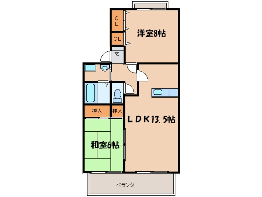 間取図 ガ－デニア