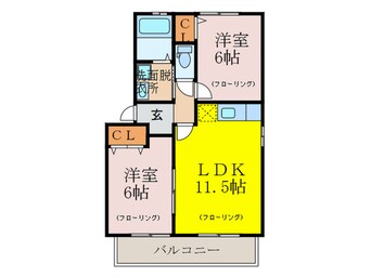 間取図 ファ・ベル・テンポ