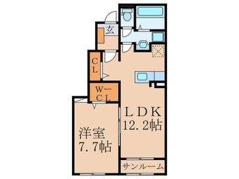 間取図 フェリーチェ　Ｂ