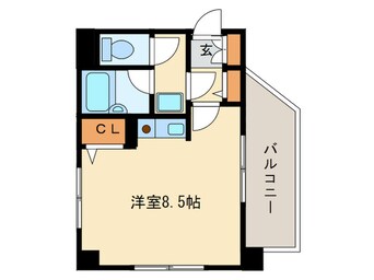 間取図 ﾀﾞｲｱﾊﾟﾚｽｴｸｾ-ﾌﾞﾙ九州大学前(504)