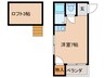 モアハイツ名島 1Rの間取り