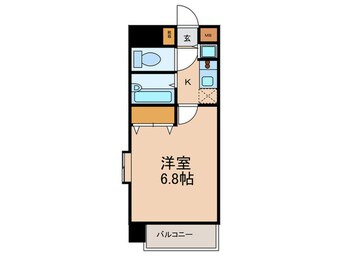 間取図 ﾀﾞｲﾅｺ-ﾄｴｽﾀﾃﾞｨｵ山王公園（201）