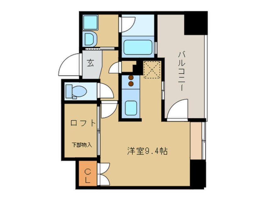 間取図 アクタス大手門Ⅱ(805)