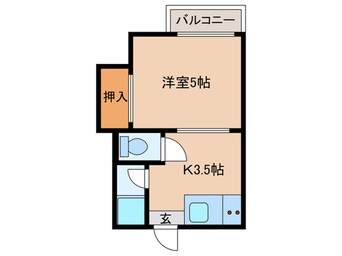 間取図 コーポ中村