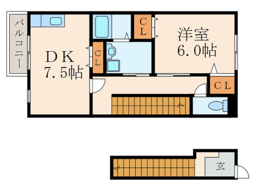 間取図 ソレジオ頃末