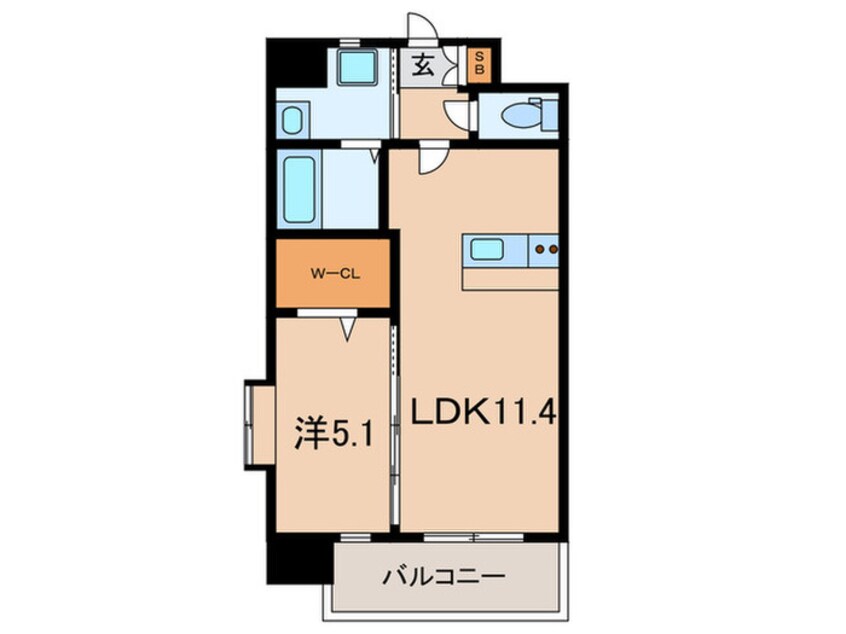 間取図 グランジャー小倉