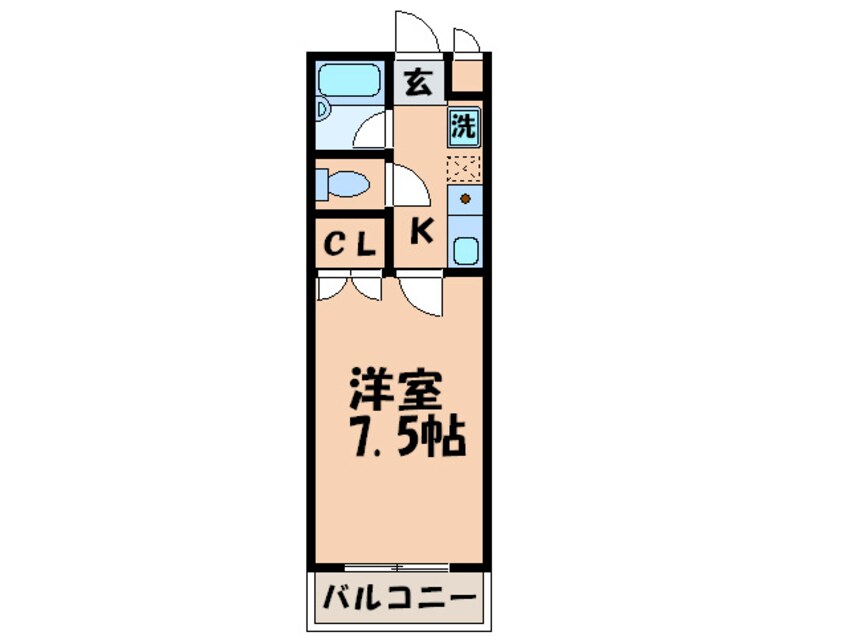 間取図 サンライズ弥永