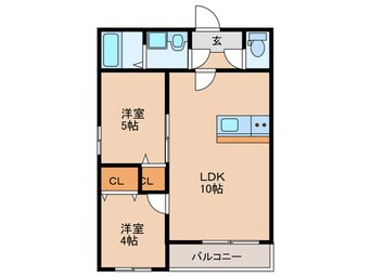 間取図 グランドAK箱崎