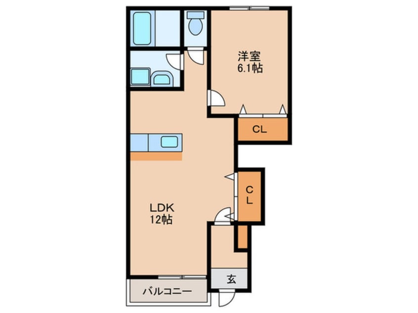間取図 ディアドリーム凛