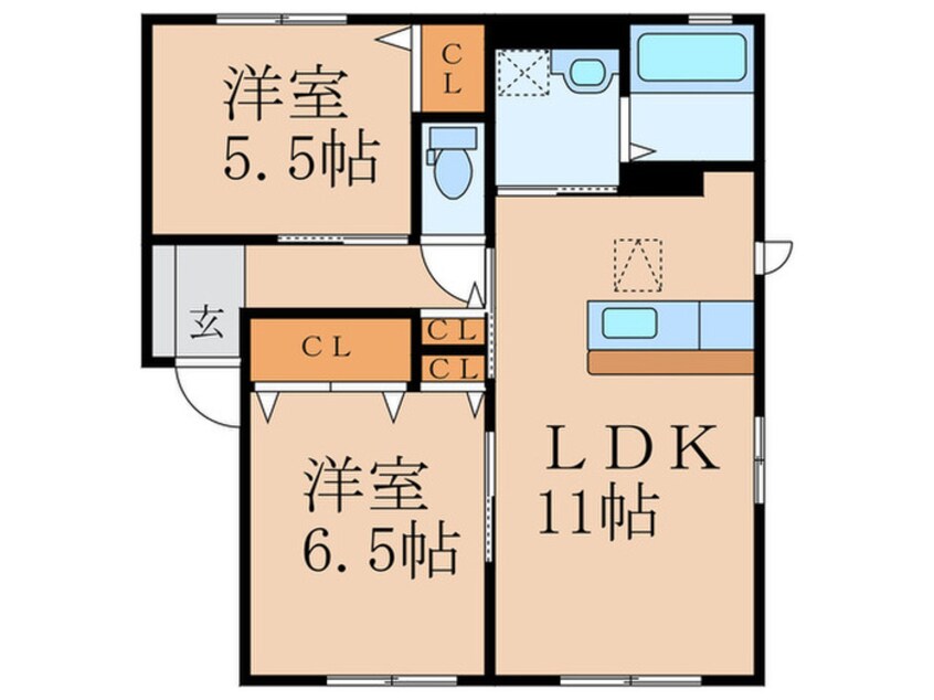 間取図 フォレストビレッジ