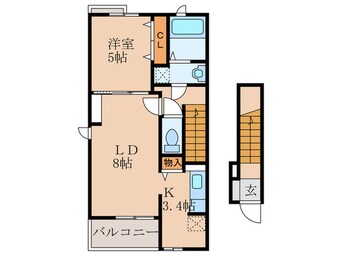 間取図 クレール　シャトレー