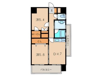 間取図 レジーナ小倉