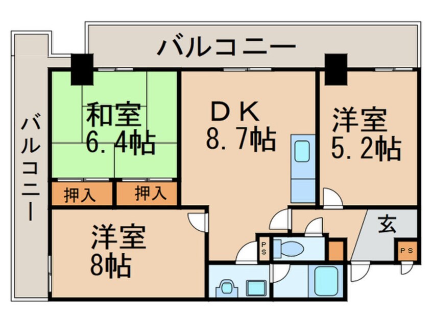 間取図 ドリーム大名