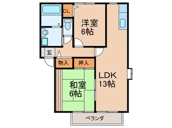 間取図 カサグランデⅢ