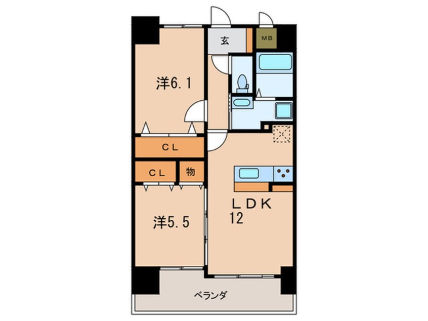 間取図 リブラ ブライト