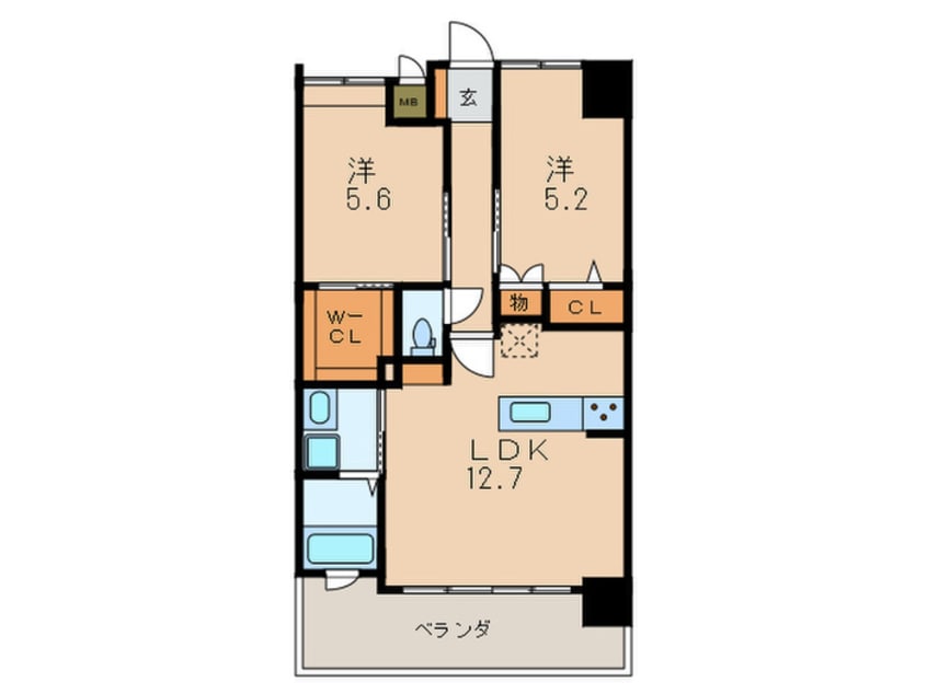 間取図 リブラ ブライト
