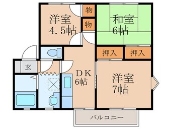 間取図 Ｐアーク２４　Ｃ棟