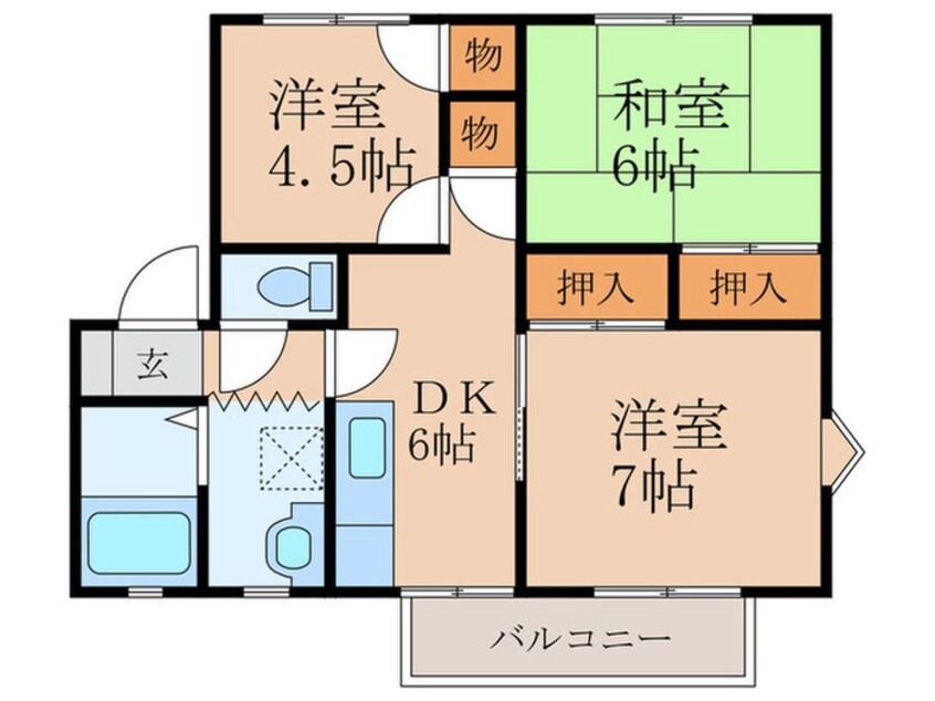 間取図 Ｐアーク２４　Ｃ棟