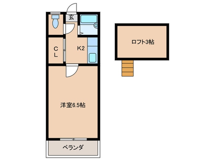 間取り図 ホットライン唐原