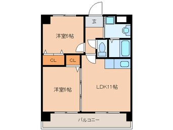 間取図 アンテスⅡ